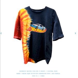 JACKBOYS RACING TIE-DYE T-SHIRT- Travis Scott
